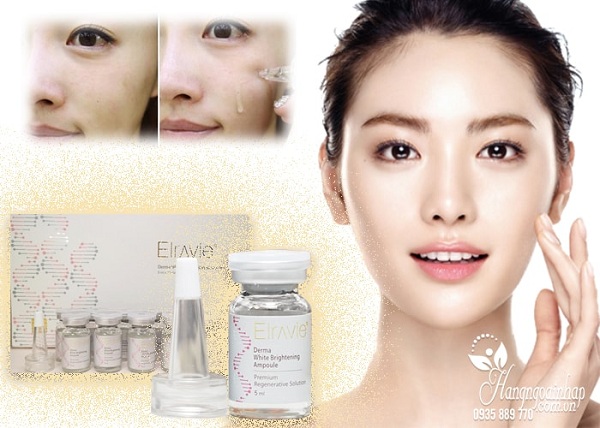 Serum tế bào gốc Elravie Derma White Brightening Ampoule Hàn Quốc 4