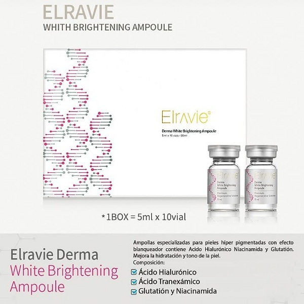 Serum tế bào gốc Elravie Derma White Brightening Ampoule Hàn Quốc 1