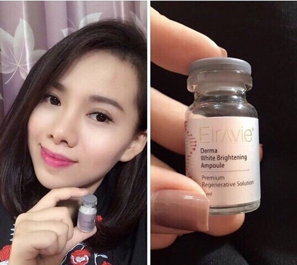 Serum tế bào gốc Elravie Derma White Brightening Ampoule Hàn Quốc 2