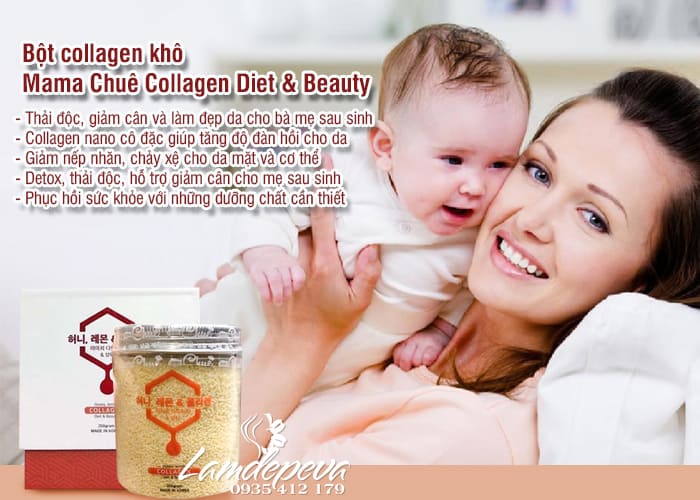 Bột collagen khô Mama Chuê Collagen Diet & Beauty 250g 5