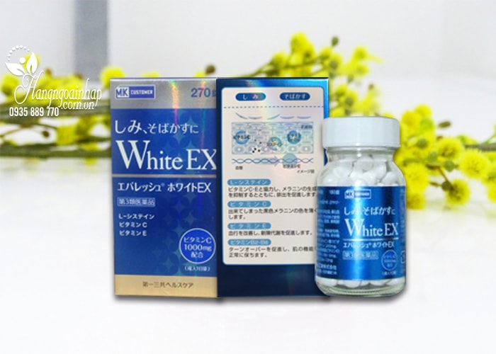 Viên uống trắng da White Ex 100mg của Nhật 
