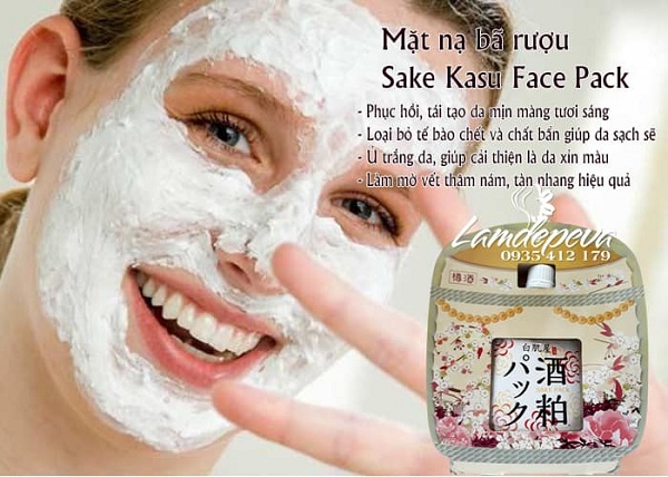 Mặt nạ Sake Kasu Face Pack 120g 3