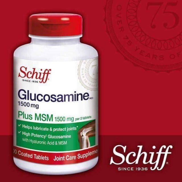 Schiff glucosamine 1500mg plus msm 1500 mg USA, Giá tốt