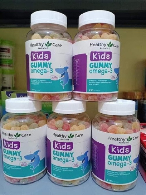 Kẹo dẻo Omega 3 Gummy Healthy Care hộp 250 viên của Úc 5
