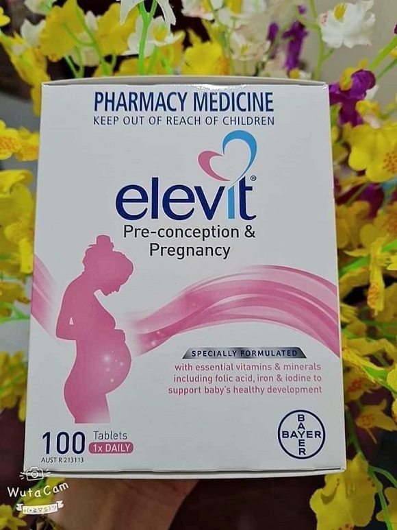Vitamin bầu Elevit mẫu mới nhất của Úc - Cho mẹ khỏe bé vui 5