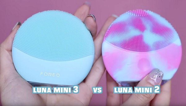 So sánh máy rửa mặt Foreo Luna Mini 2 và Luna Mini 3