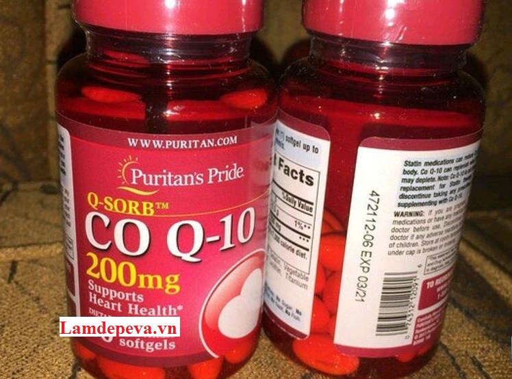 Thuốc bổ tim mạch Coq10 200mg Puritan’s Pride 60 viên 5