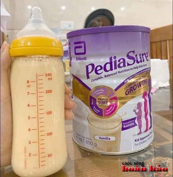 Cách pha sữa pediasure Úc đúng chuẩn từ chuyên gia