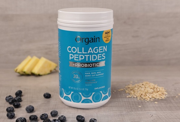 Bột Collagen thủy phân Orgain Collagen Peptides Probiotics 3