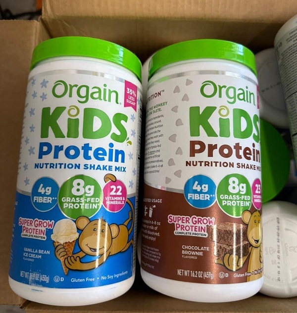 Sữa Orgain Kids Protein dạng bột 459g cho bé từ 2 tuổi 7