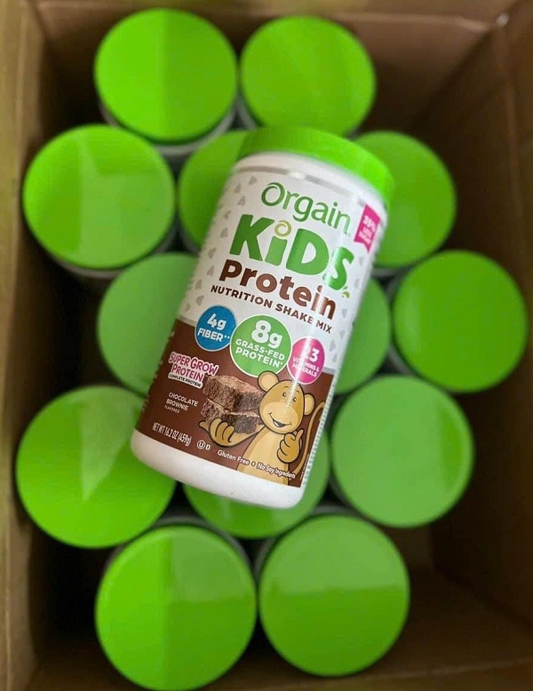 Sữa Orgain Kids Protein dạng bột 459g cho bé từ 2 tuổi 9