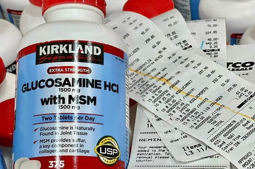 Kirkland Glucosamine HCL with MSM 375 viên giá bao nhiêu?
