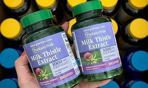 Viên uống bổ gan Puritan’s Pride Milk Thistle Extract review-1