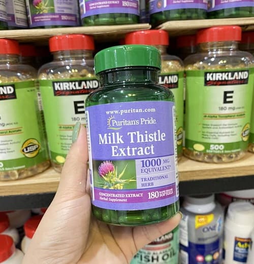 Viên uống bổ gan Puritan’s Pride Milk Thistle Extract review-2