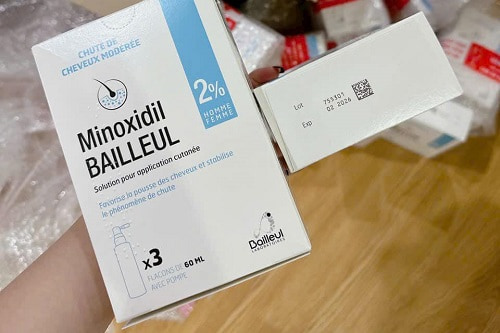 Review xịt mọc tóc Minoxidil 2% Bailleul 60ml của Pháp