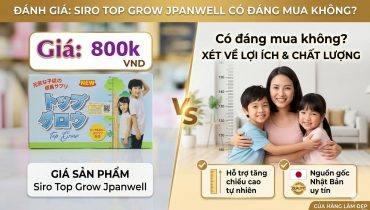Siro Top Grow Jpanwell giá bao nhiêu? Có đáng mua không?