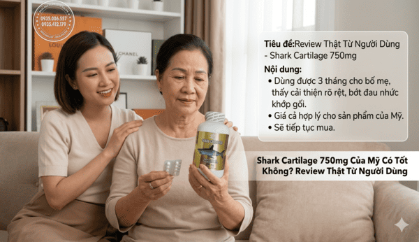 Shark Cartilage 750mg Của Mỹ Có Tốt Không? Review Thật Từ Người Dùng