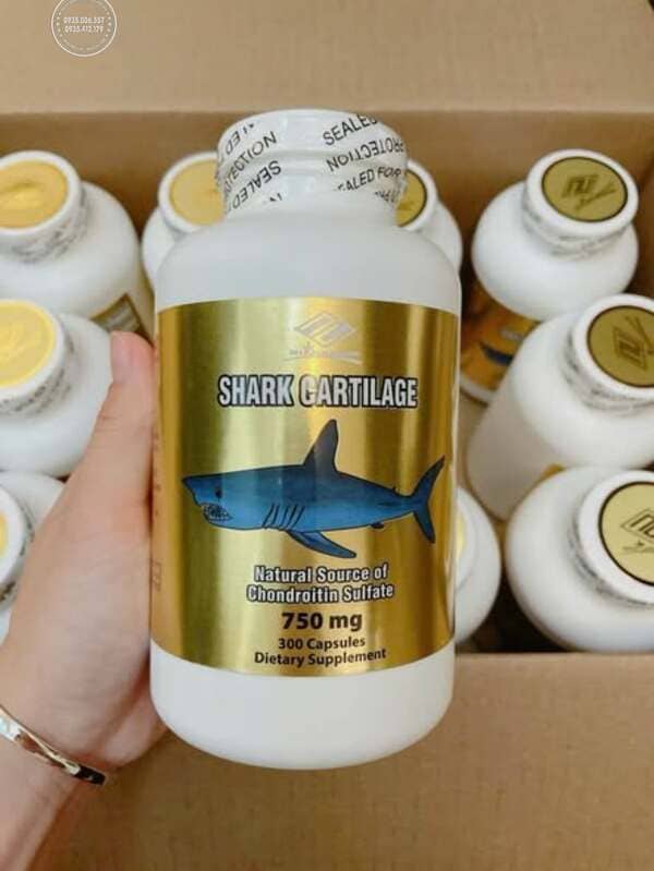 Công dụng của shark cartilage 750mg hỗ trợ xương khớp