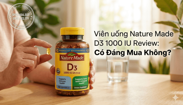 Vitamin d3 nature made 1000 iu của Mỹ có tốt không?